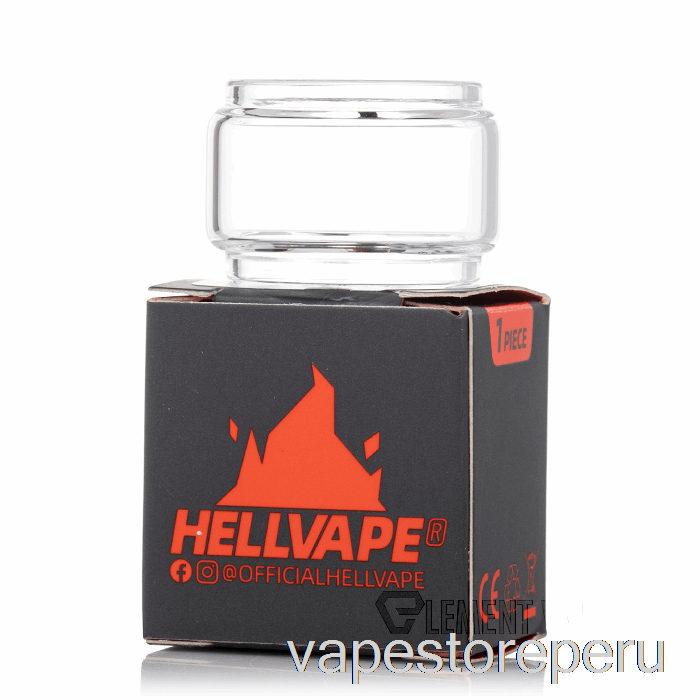 Vape Peru Hellvape Hellbeast 2 Vidrio De Repuesto 3.5ml Vidrio Recto